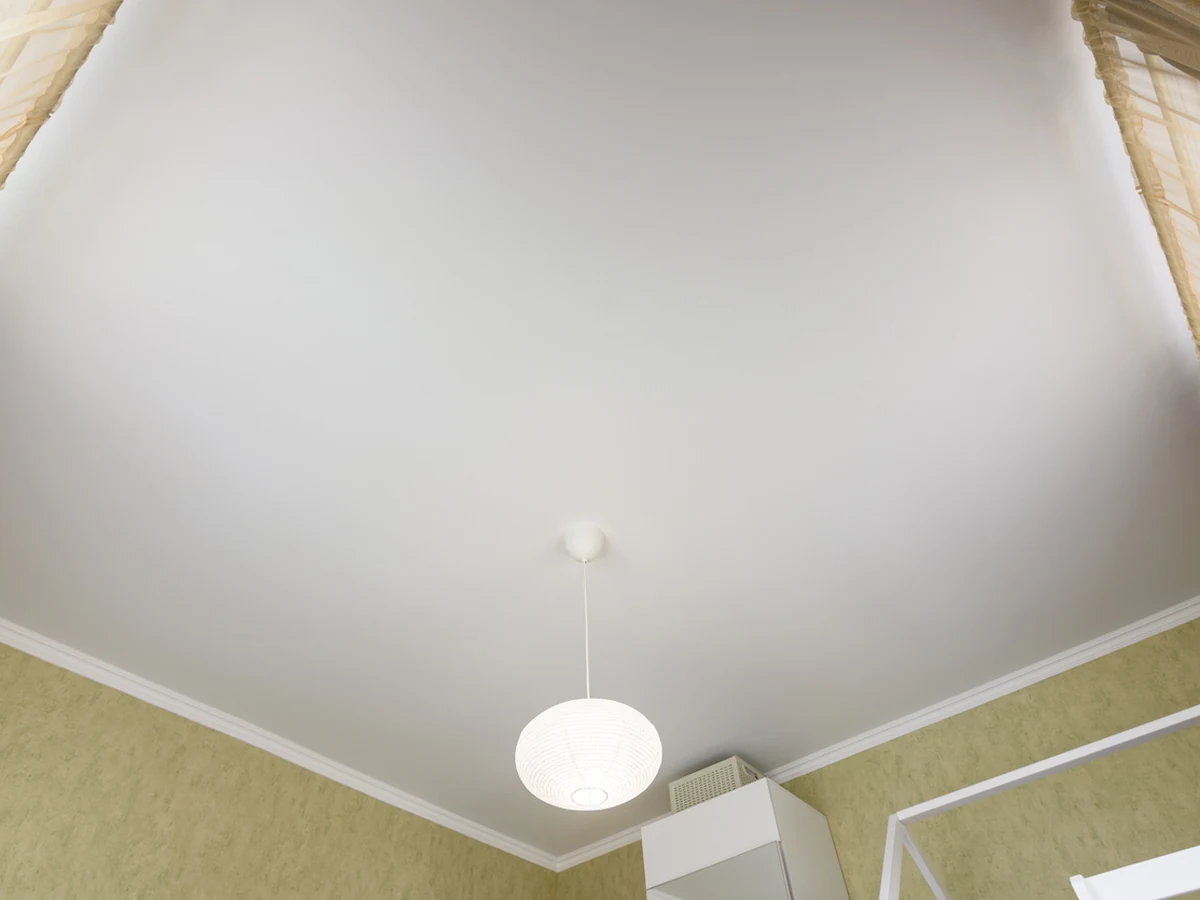 White matte ceiling painting by Ipswich Painters, professional ceiling painters