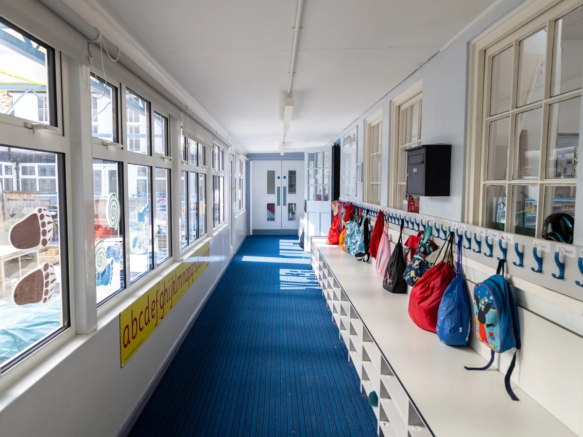 School corridor commercial painting Ipswich