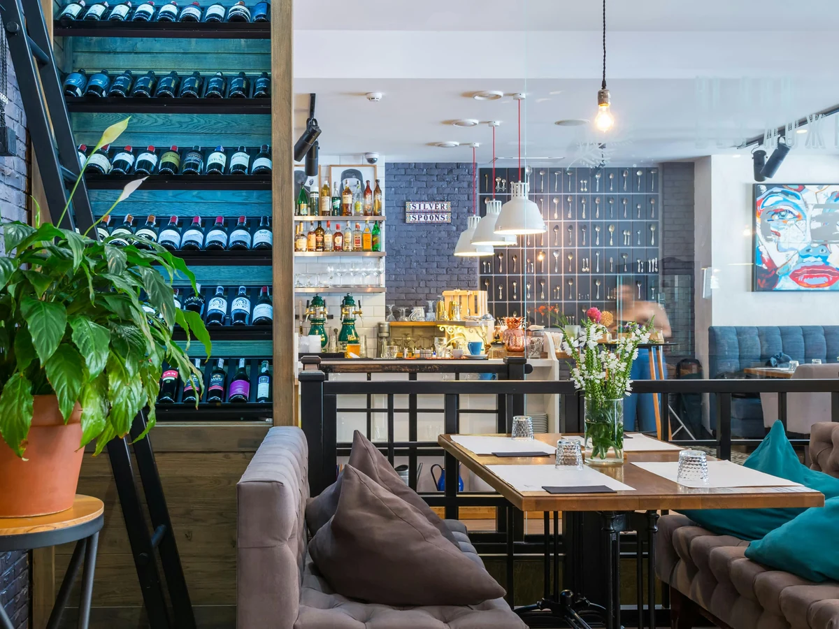 Stylish bar restaurant commercial painting Ipswich