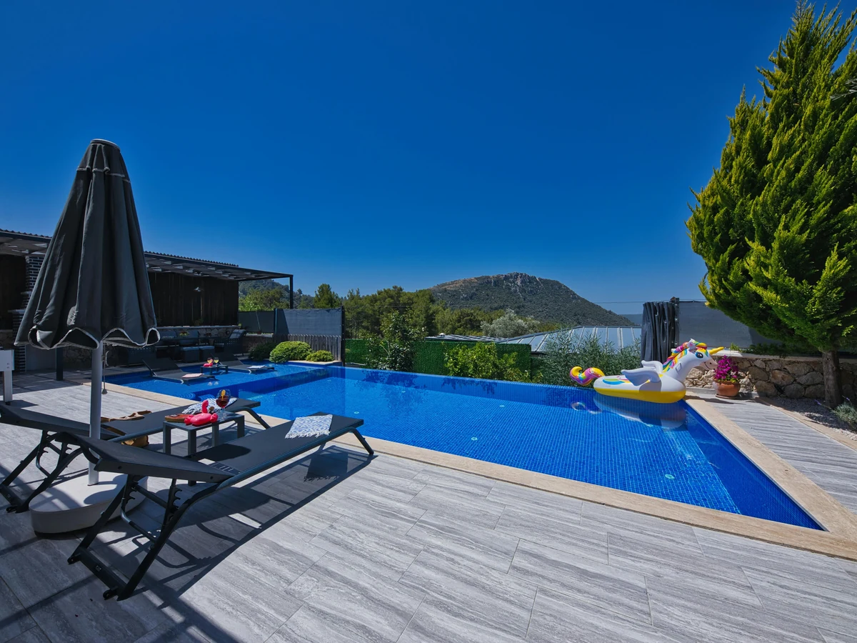 Luxury villa garden deck in Ipswich with protective stain applied