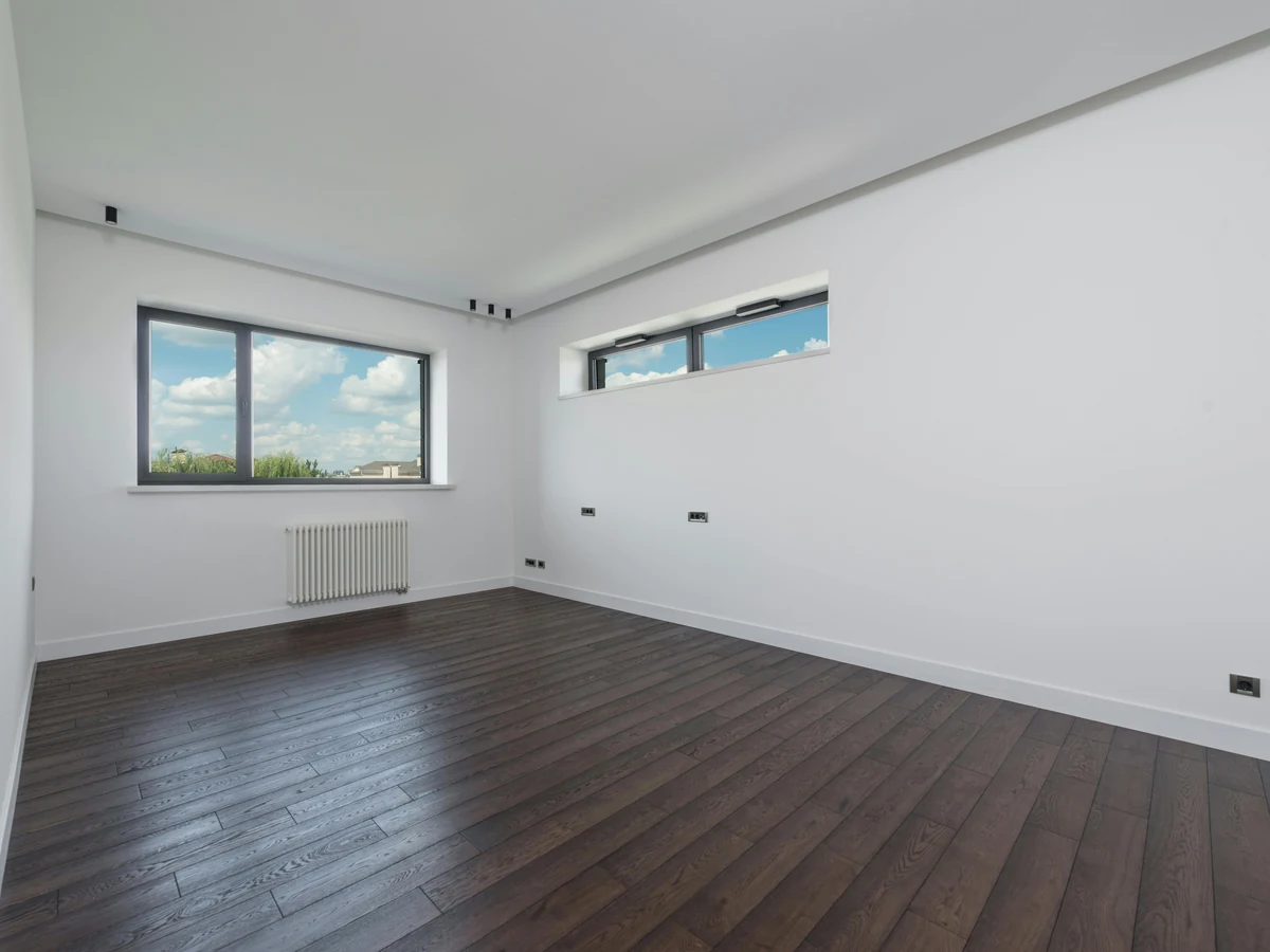 Empty white room interior painting preparation stage in Ipswich