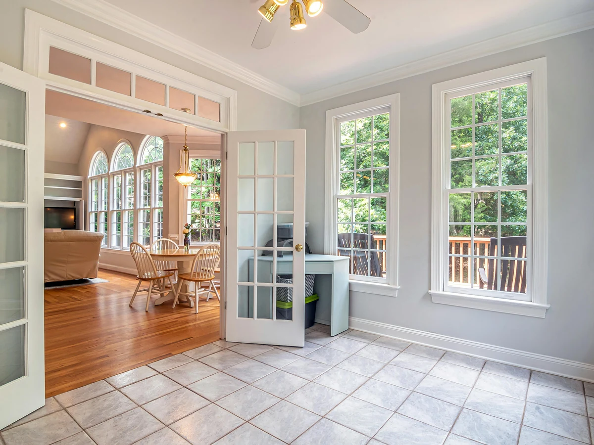 Light open-plan interior painting in Ipswich by professional painters