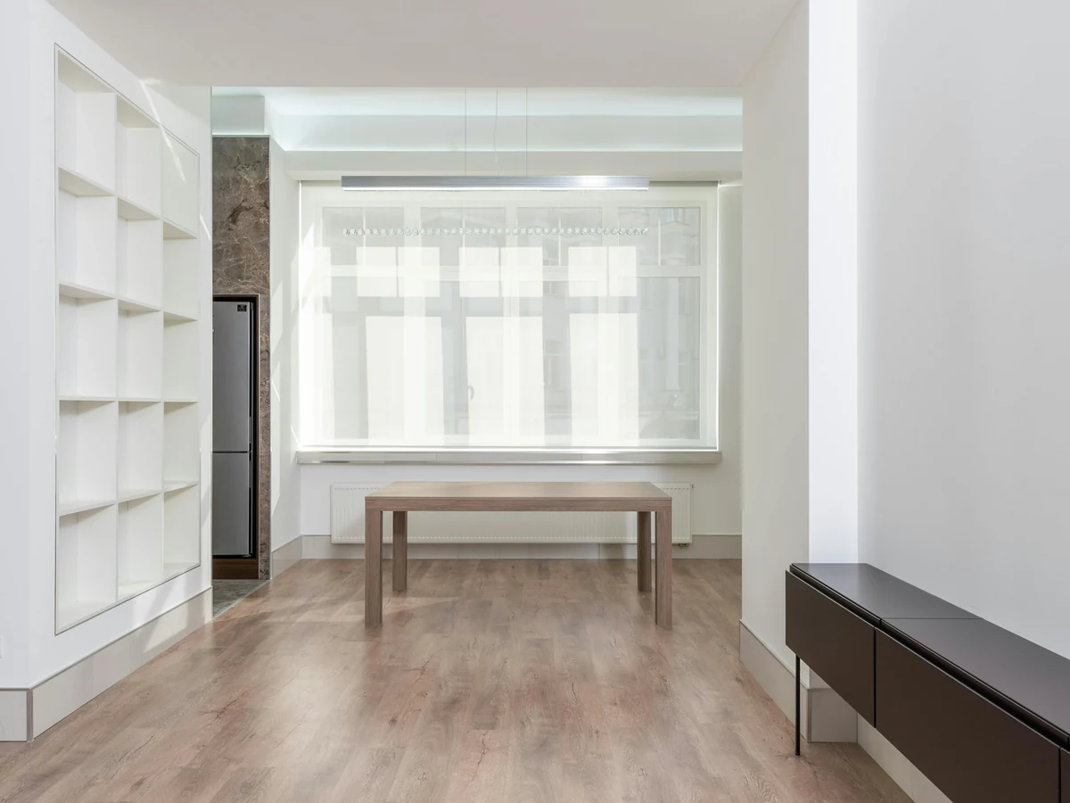 Minimal white interior painting finish in modern Ipswich home