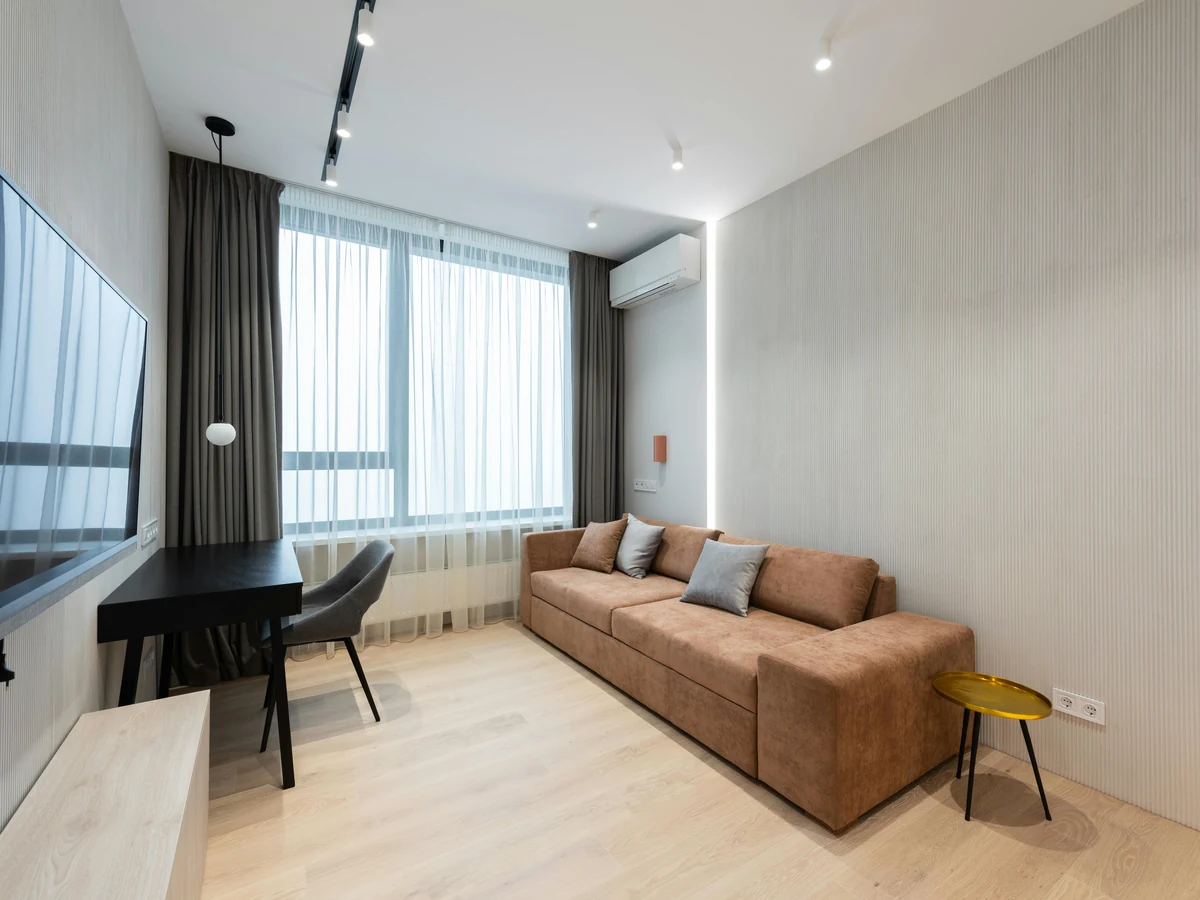 Modern brown lounge painting in Ipswich